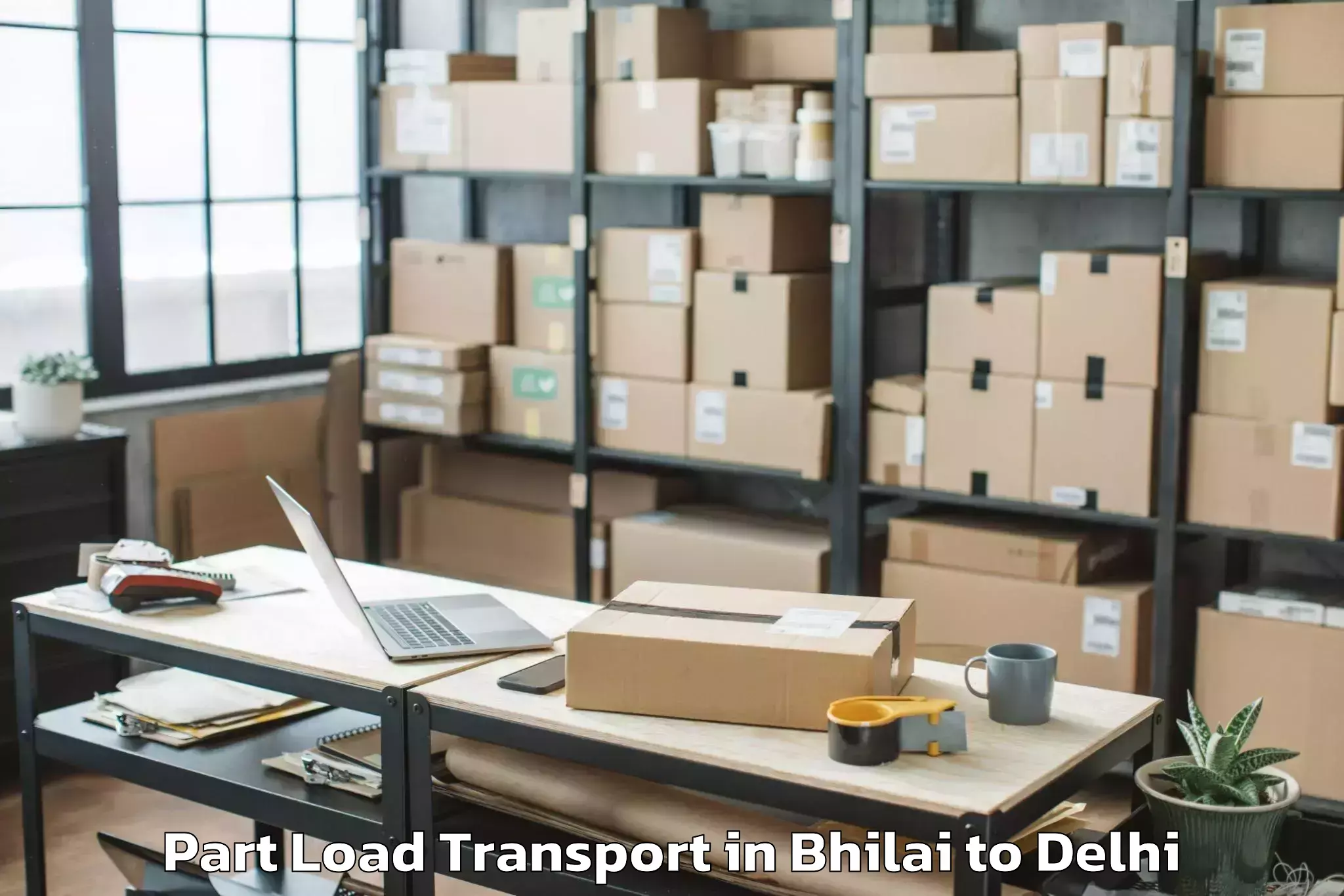 Discover Bhilai to Burari Part Load Transport